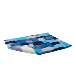 Vetbed® Non-Slip M (100x75cm) szare i niebieskie kwadraty