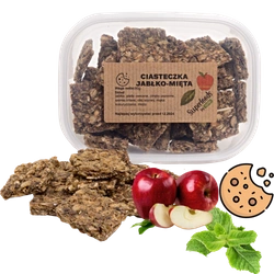 Ciasteczka  jabłko-mięta 90g dla świnki morskiej