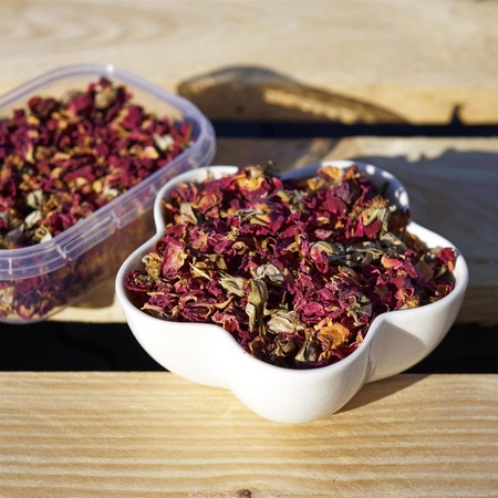 Róża (Rosa canina L.) kwiat 20g / pudełko 250ml dla świnki morskiej