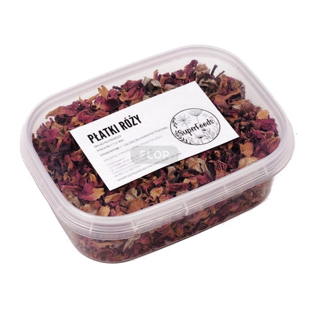 Róża (Rosa canina L.) kwiat 20g / pudełko 250ml dla świnki morskiej