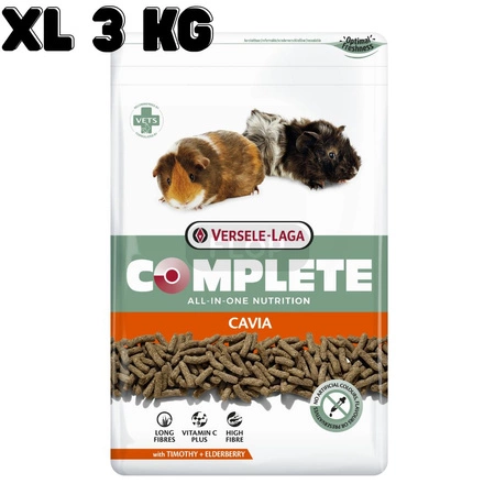 XL 3kg Versele Laga Cavia complete karma bezzbożowa