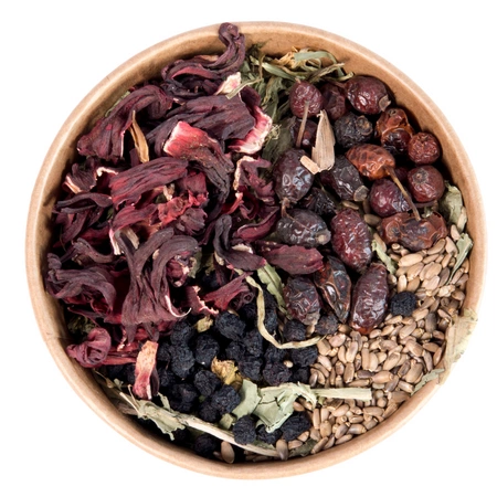 100g Snackbox ziołowo-owocowy - micha pełna przysmaków dla Twojej świnki morskiej