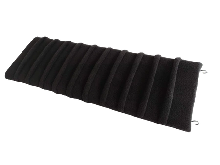 Schodki Cavia Creative w polarowym pokrowcu do bezpiecznego wychodzenia z klatki