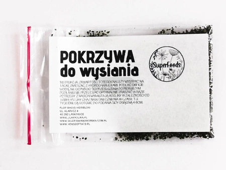 Pokrzywa zwyczajna - nasiona do domowego wysiewu