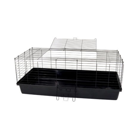Klatka dla świnki morskiej 120cm x 59cm x 47cm czarna
