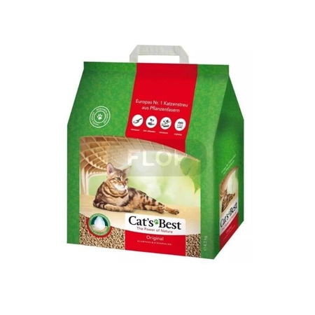 PROMOCJA Żwirek zbrylający do kuwety Cats Best Original (Eko Plus) 5+2l GRATIS