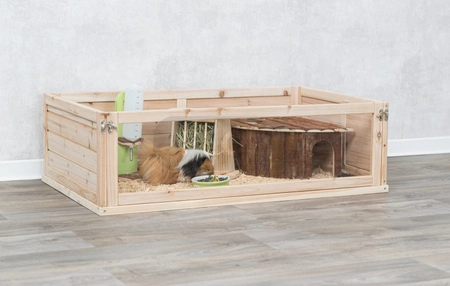 Wybieg domowy / drewniana klatka dla świnek morskich