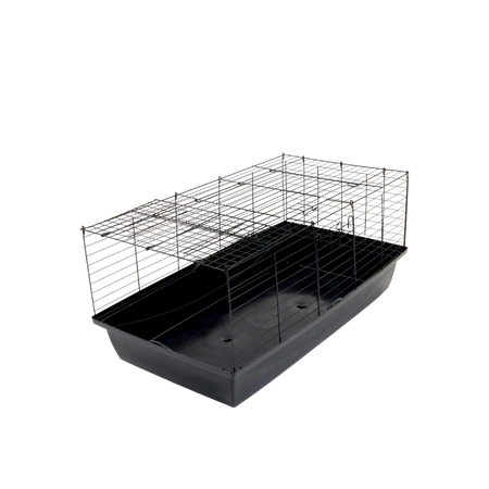 klatka dla świnki morskiej 100cm x 55cm x h 44cm czarna