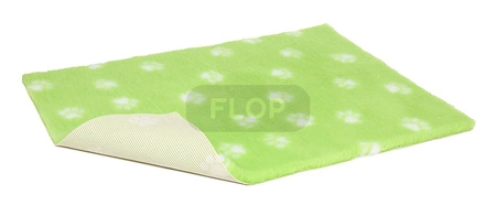 Vetbed® Non-Slip L (100x150cm) limonkowy w białe łapki