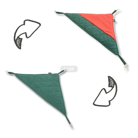 Świąteczny hamak narożny dla świnek morskich 2025