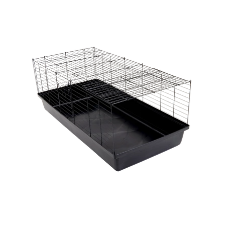 Klatka dla świnki morskiej 120cm x 59cm x 47cm czarna