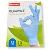 Rękawice nitrylowe bezpudrowe 10 szt. M