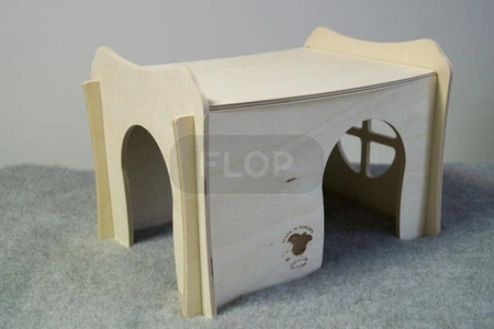 Domek z otwieranym dachem dla świnki morskiej