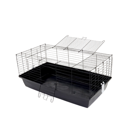 klatka dla świnki morskiej 100cm x 55cm x h 44cm czarna