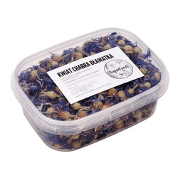 Chaber bławatek (Centaurea cyanus L.) kwiat 30g / pudełko 250ml dla świnki morskiej