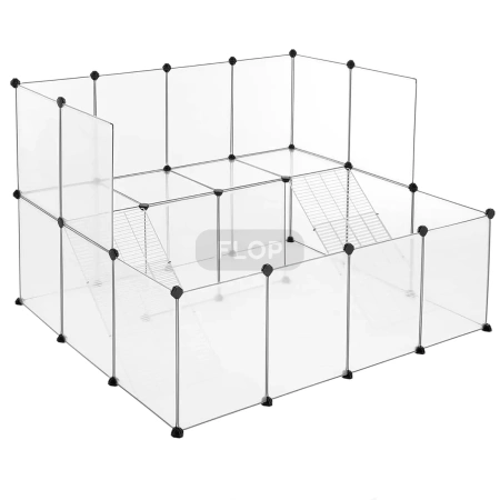 Wielki zestaw paneli modułowych Cavia Creative BASIC Line dla małych zwierząt domowych