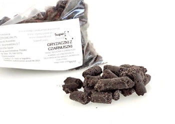 Gryzaczki z czarnuszki 100% 100g SuperFoods zdrowy przysmak dla świnki morskiej