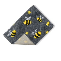 Vetbed® Non-Slip M (100x75cm) - pszczółki na grafitowym tle