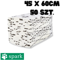 Spark  Podkłady jednorazowe pod VetBed 45x60 cm 50 szt. dla świnki morskiej