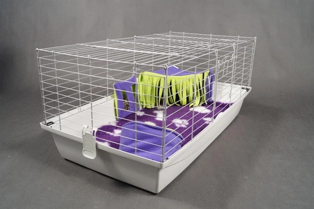 Klatka dla świnki morskiej 120cm x 59cm x 47cm szara