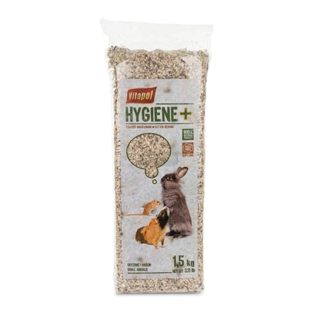 1,5kg HYGIENE+ Ściółka bawełniana dla gryzoni