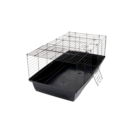klatka dla świnki morskiej 100cm x 55cm x h 44cm czarna