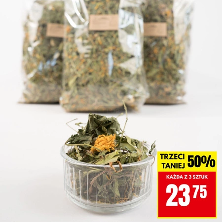 PROMOCJA 3 x Zioła rutynowe dla kawii domowej - mieszanka ziołowa 500g