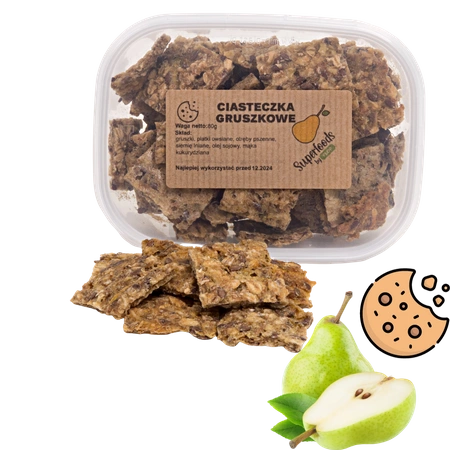 Ciasteczka gruszkowe 80g