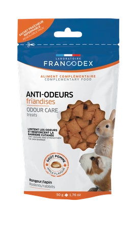 FRANCODEX Przysmaki zapobiegające nieprzyjemnym zapachom dla świnek 50g