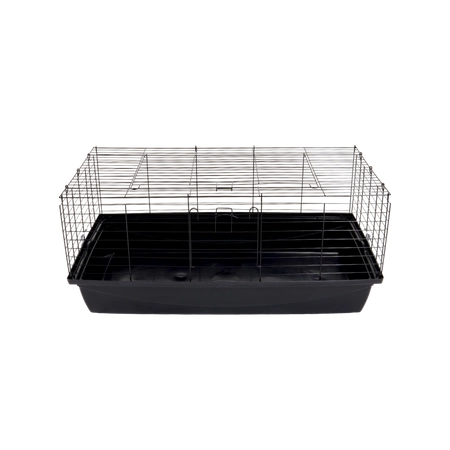 klatka dla świnki morskiej 100cm x 55cm x h 44cm czarna