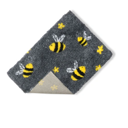Vetbed® Non-Slip M (100x75cm) - pszczółki na grafitowym tle