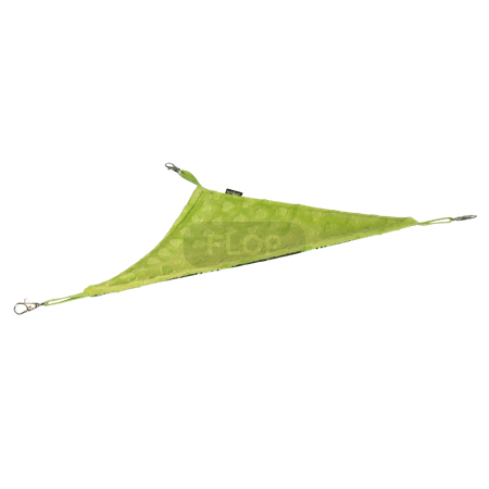 Hamak narożny w liście na czarnym tle dla świnki morskiej