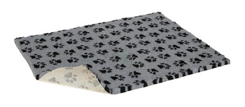 Vetbed® Non-Slip L (100x150cm) szary w czarne łapki