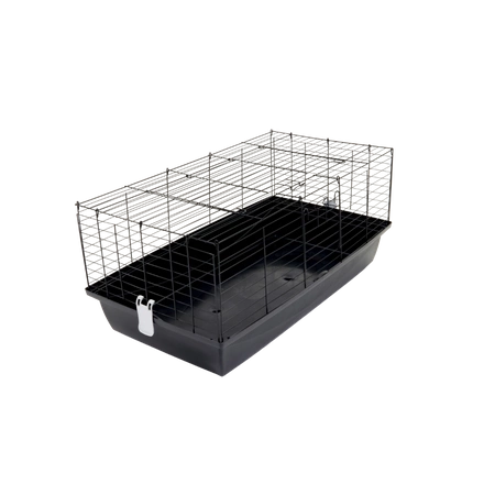 klatka dla świnki morskiej 100cm x 55cm x h 44cm czarna